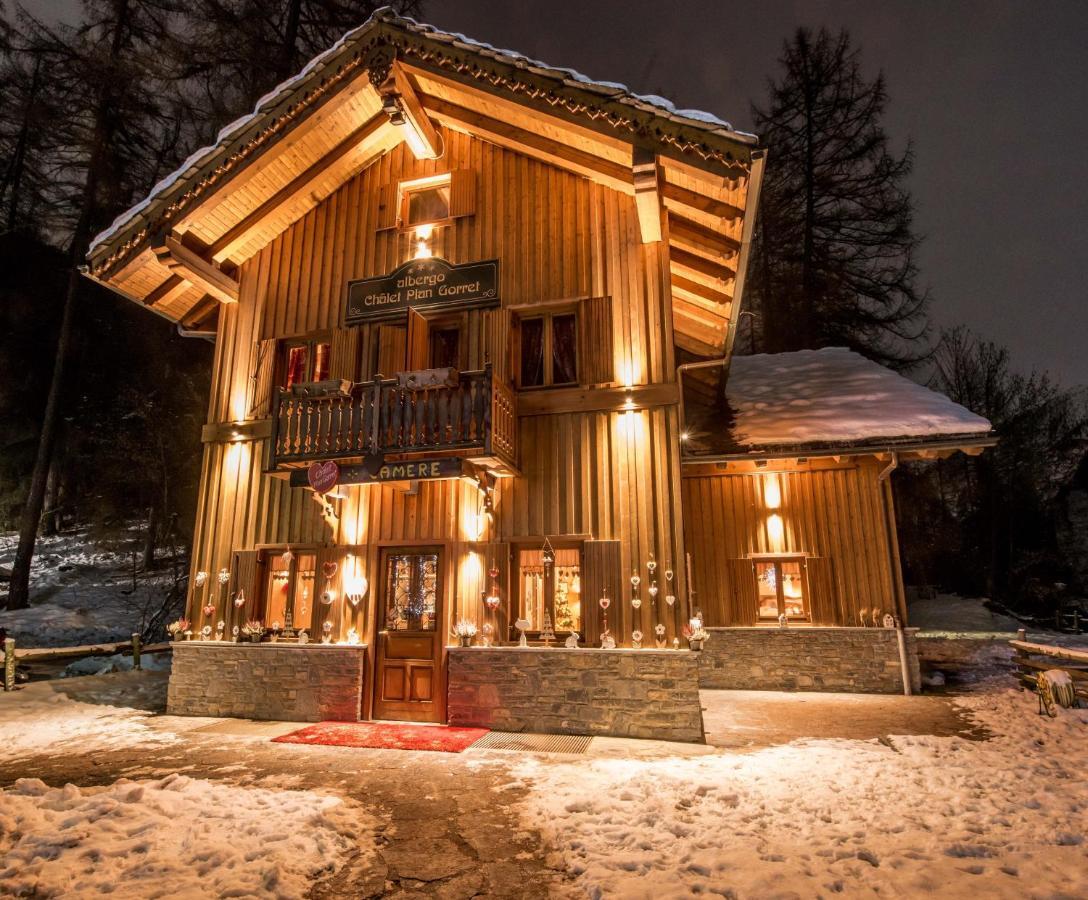 ホテル Chalet Plan Gorret クールマイユール エクステリア 写真